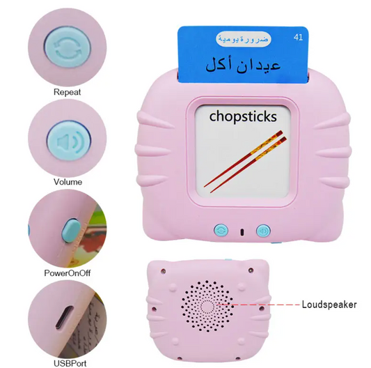 Talk & Learn Flash Cards – 2 Languages