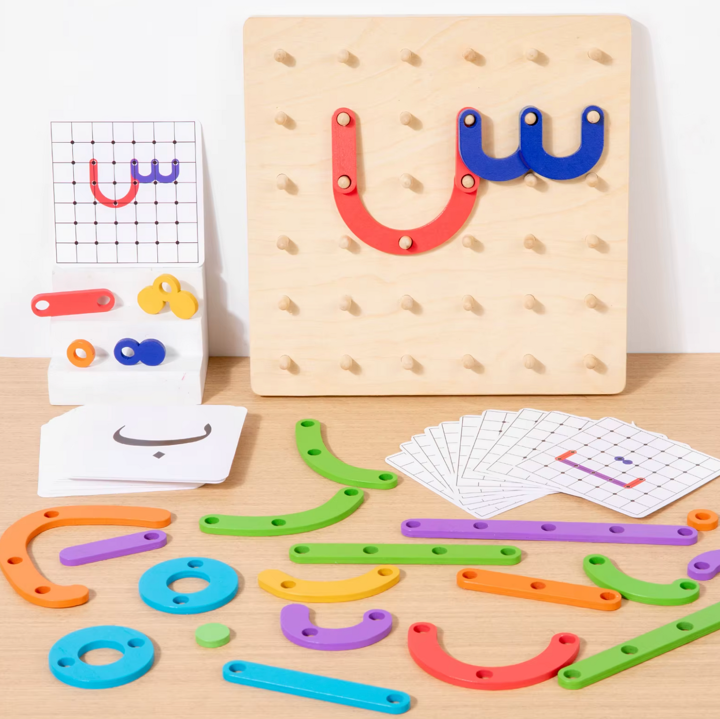 Arabic Wooden GeoLetters